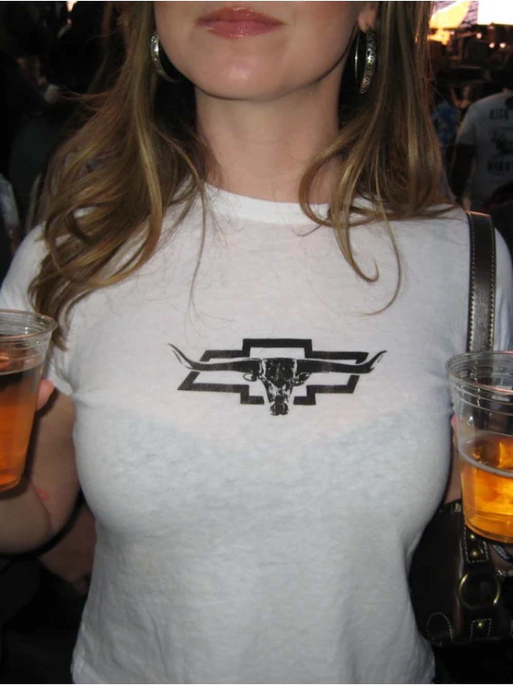 American Tragedy Bull white Tee
